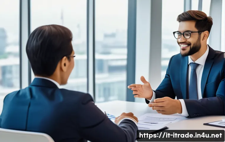 무역전문가역량강화 - A professional international business meeting scene in a modern conference room, featuring diverse b...